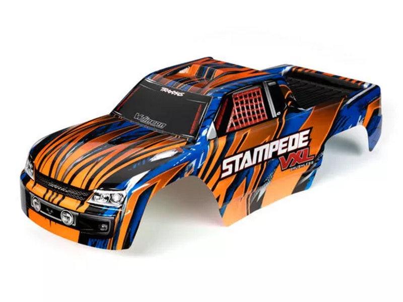 PowerHobby Traxxas 3620T - Stampede VXL Body Painted, Orange & Blue