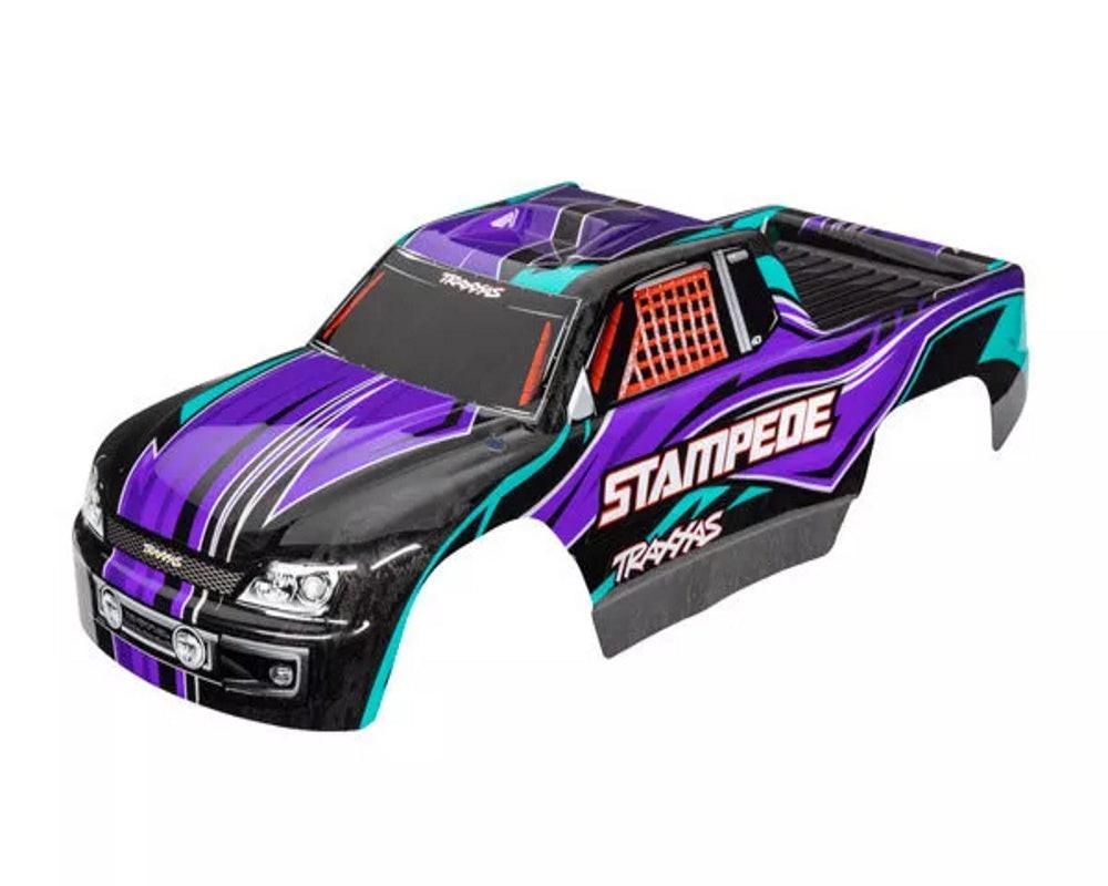PowerHobby Traxxas 3651P - Painted Purple Body: Stampede, Stampede VXL