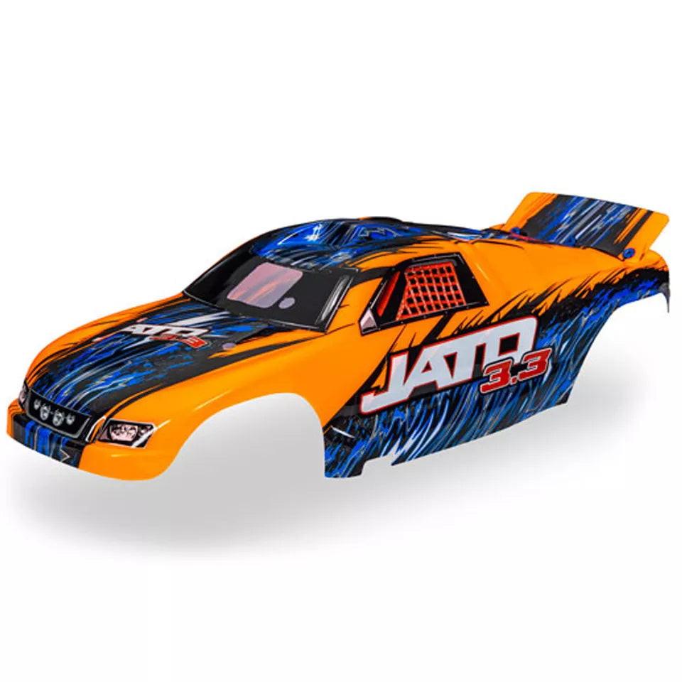 PowerHobby Traxxas 5511T Jato Body Painted Orange, Decals Applied