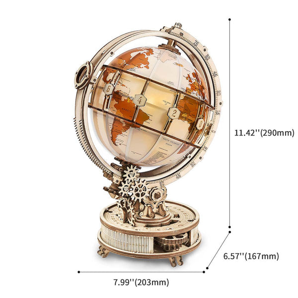 Robotime-ROKR Luminous Globe ST003 — Mechanical Puzzles