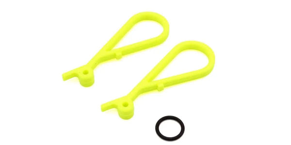 Kyosho IF444-02KYB Fuel Tank Lever (F-Yellow/2pcs)