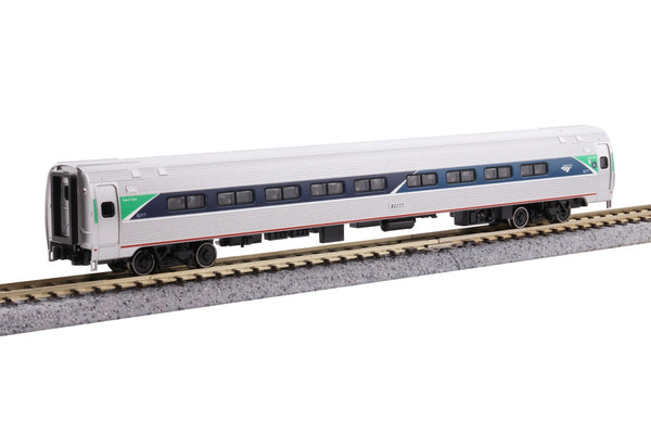 Kato 106-8021 N Amfleet I 4 Car Bookcase Set Phase VII Amtrak passenger cars