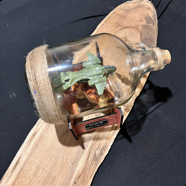 CCHobbyFun Halo Pelican Dropship Starship in a Bottle