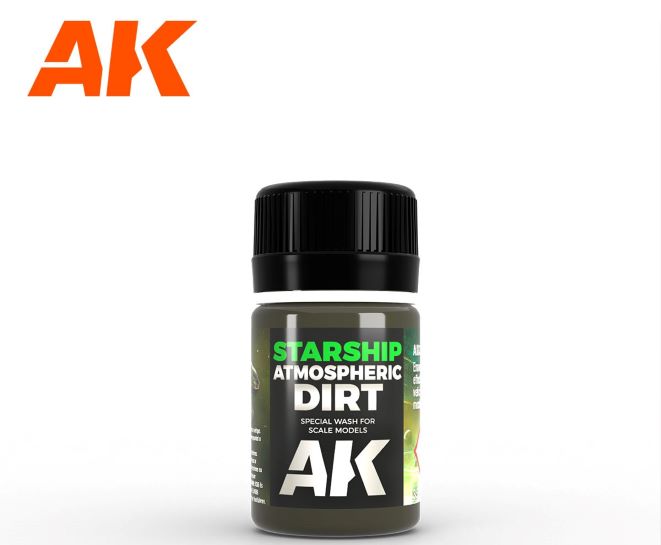 Black Forest® Hobby Supply Co AK Interactive 638 Starship Atmospheric Dirt Enamel Paint 35ml Bottle — Paints, Tools,