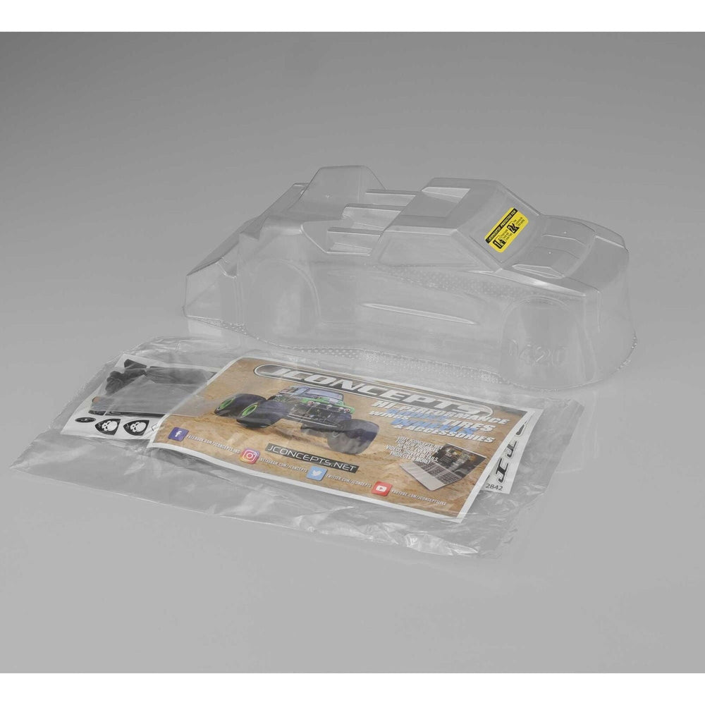 JConcepts Finnisher - Mini-T 2.0 body w/ rear spoiler JCO0420