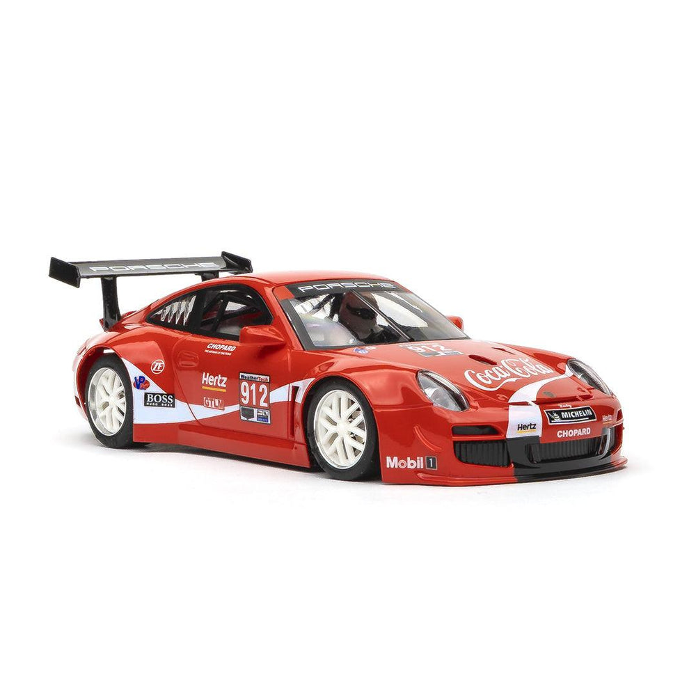 PowerHobby NSR Porsche 997 GT3 #912 Coca Cola Petit Le Mans 2019 1/32 Slot Car Anglewinder