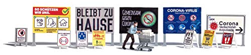 Black Forest® Hobby Supply Co Busch 7911 HO Scale 1/87 Urgent Shopping Scene — HO Scale Scenery > Busch