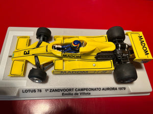 Fly 058102 LOTUS 78 ZANDVOORT CAMPEONATO AURORA 1979 1/32 Slot Car
