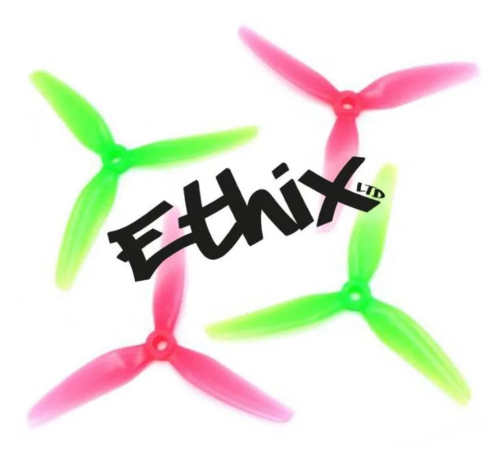 HQProp Ethix S3 Prop Watermelon (2CW+2CCW)-Poly Carbonate - Echo Six Hobbies