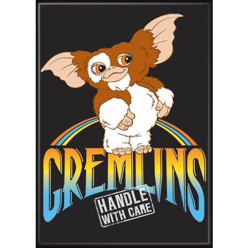 Little Shop of Magic Gremlins: Gizmo Handle with Care Magnet — Toys and Collectible