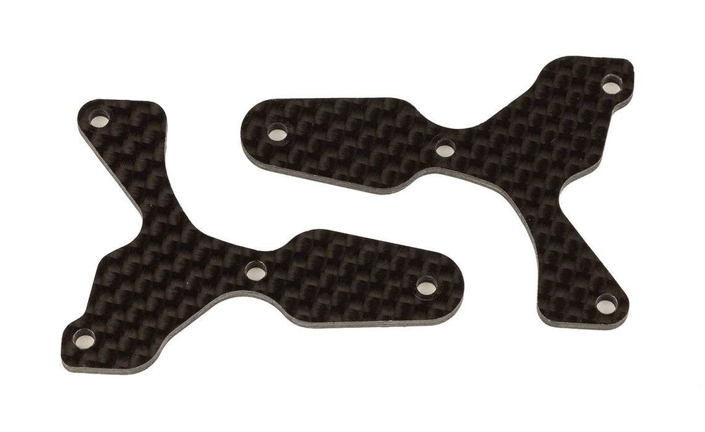 Associated 81523 RC8B4 Front Lower Suspension Arm Inserts Carbon Fiber 2mm