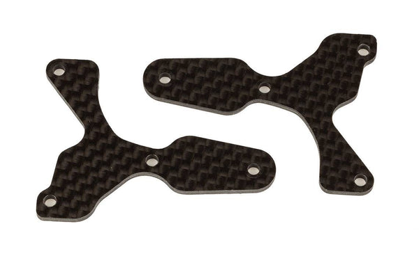 Associated 81523 RC8B4 Front Lower Suspension Arm Inserts Carbon Fiber 2mm