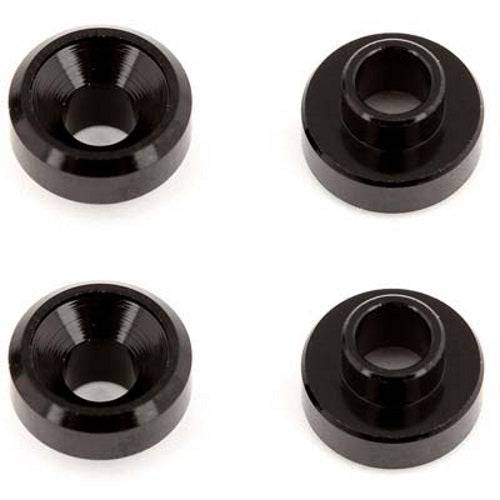 Associated 27128 Servo Washers Aluminum Black Apex MGT ProRally RC10 SC10 TC5