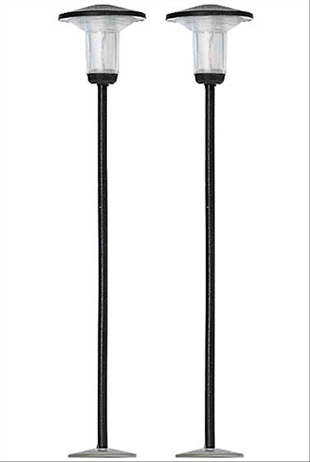 Busch 4144 HO Scale Black Residential & Park Lamps, LEDs