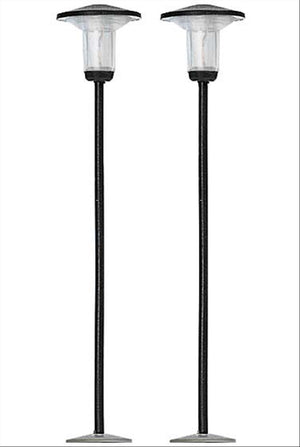 Busch 4144 HO Scale Black Residential & Park Lamps, LEDs
