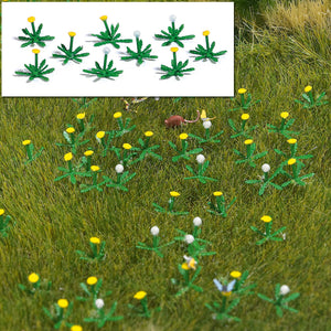 Busch 1220 HO Scale Dandelion Patch Kit
