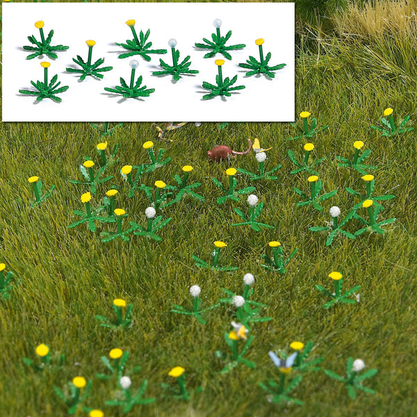 Busch 1220 HO Scale Dandelion Patch Kit