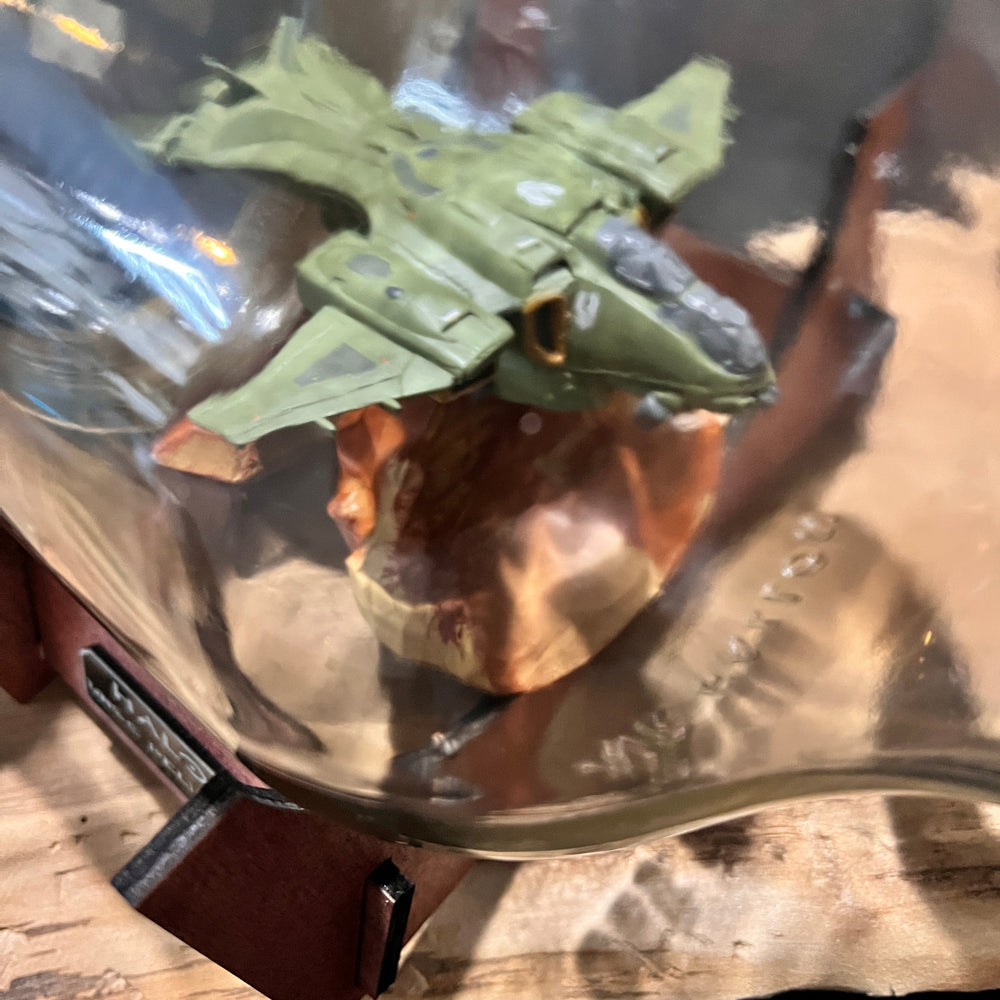 Halo Pelican Dropship Starship in a Bottle