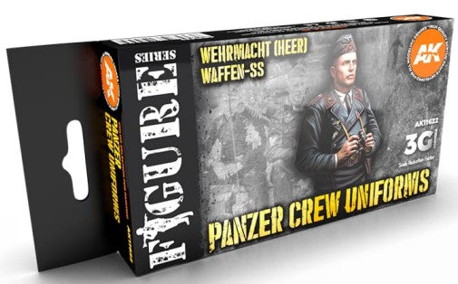 Black Forest® Hobby Supply Co AK Interactive 11622 Figures Series: Waffen SS Panzer Crew Uniforms 3G Acrylic P — Glues,