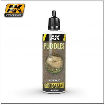 Black Forest® Hobby Supply Co AK Interactive 8028 Diorama Series: Puddles Effects Liquid Crystalline Acrylic 6 — Glues,