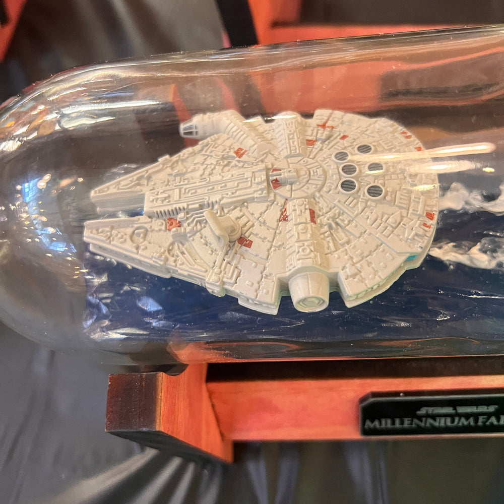 Star Wars Millennium Falcon in a Wine Bottle