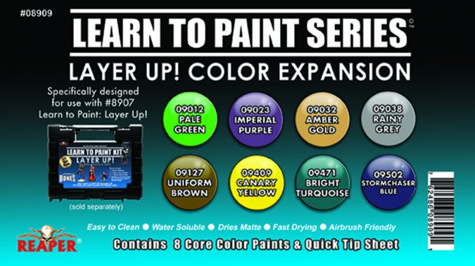 Little Shop of Magic Learn to Paint Kit - Layer Up! Color Expansion — Miniatures