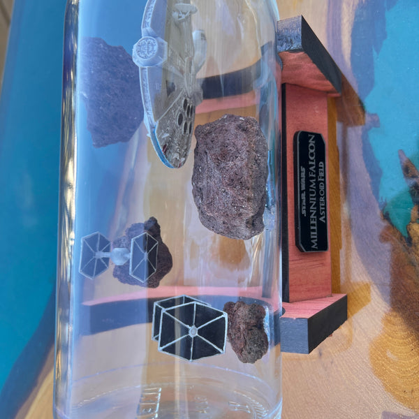 CCHobbyFun Star Wars Millennium Falcon Asteroid Chase in a Bottle