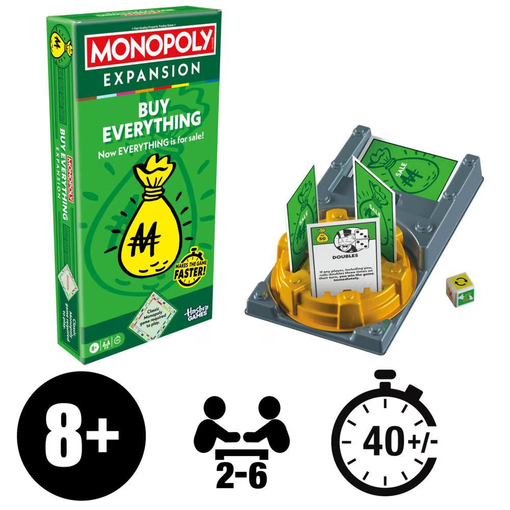 Little Shop of Magic Monopoly Buy Everything Expansion — Board Game