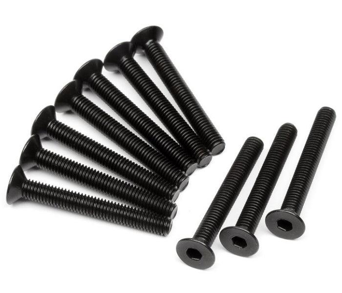 HPI Racing Z092 Flat Head Screw M3x24mm Hex Socket (10) Cup Racer
