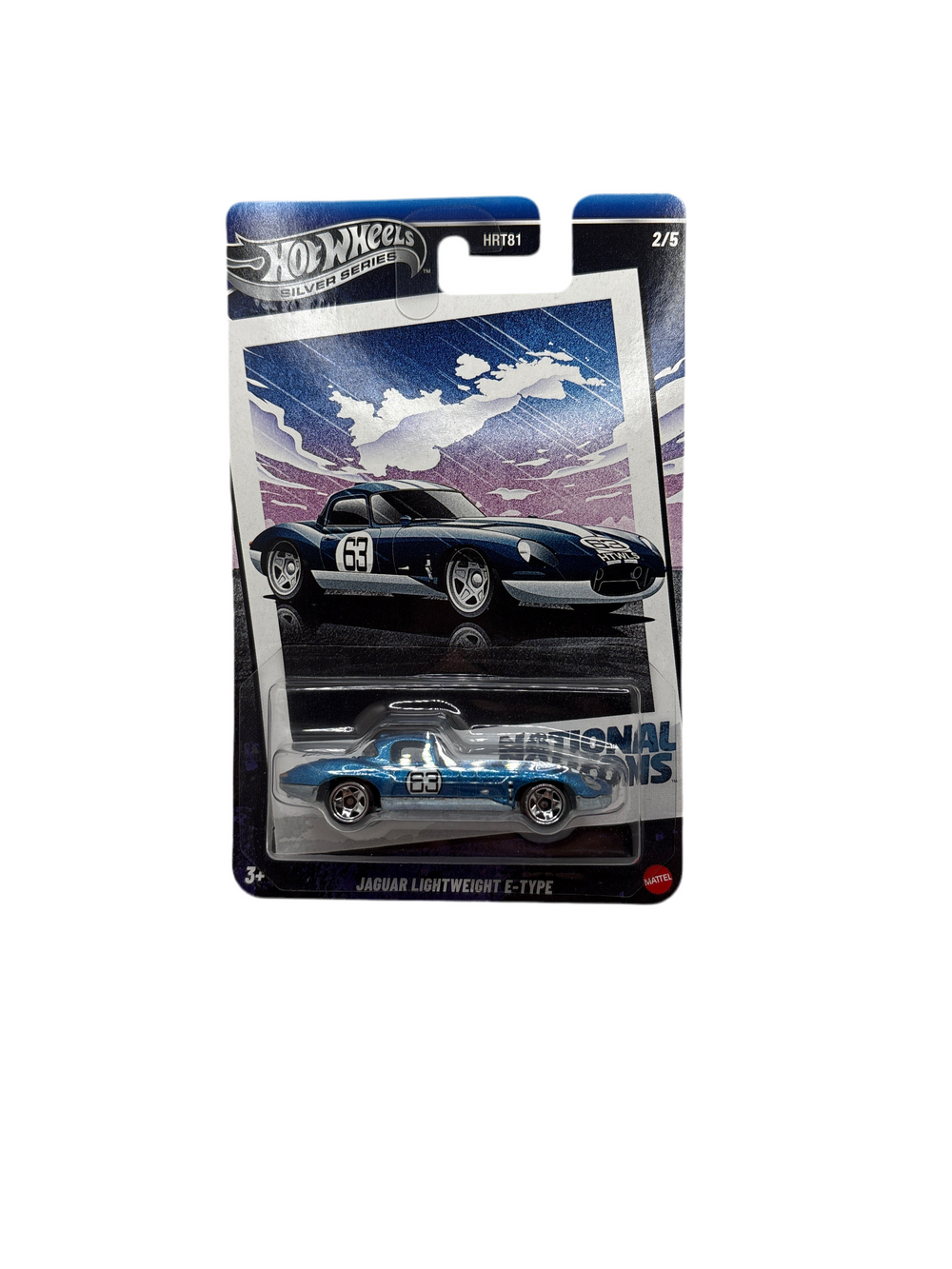 Hot Wheels Jaguar Lightweight E-Type Diecast Blue