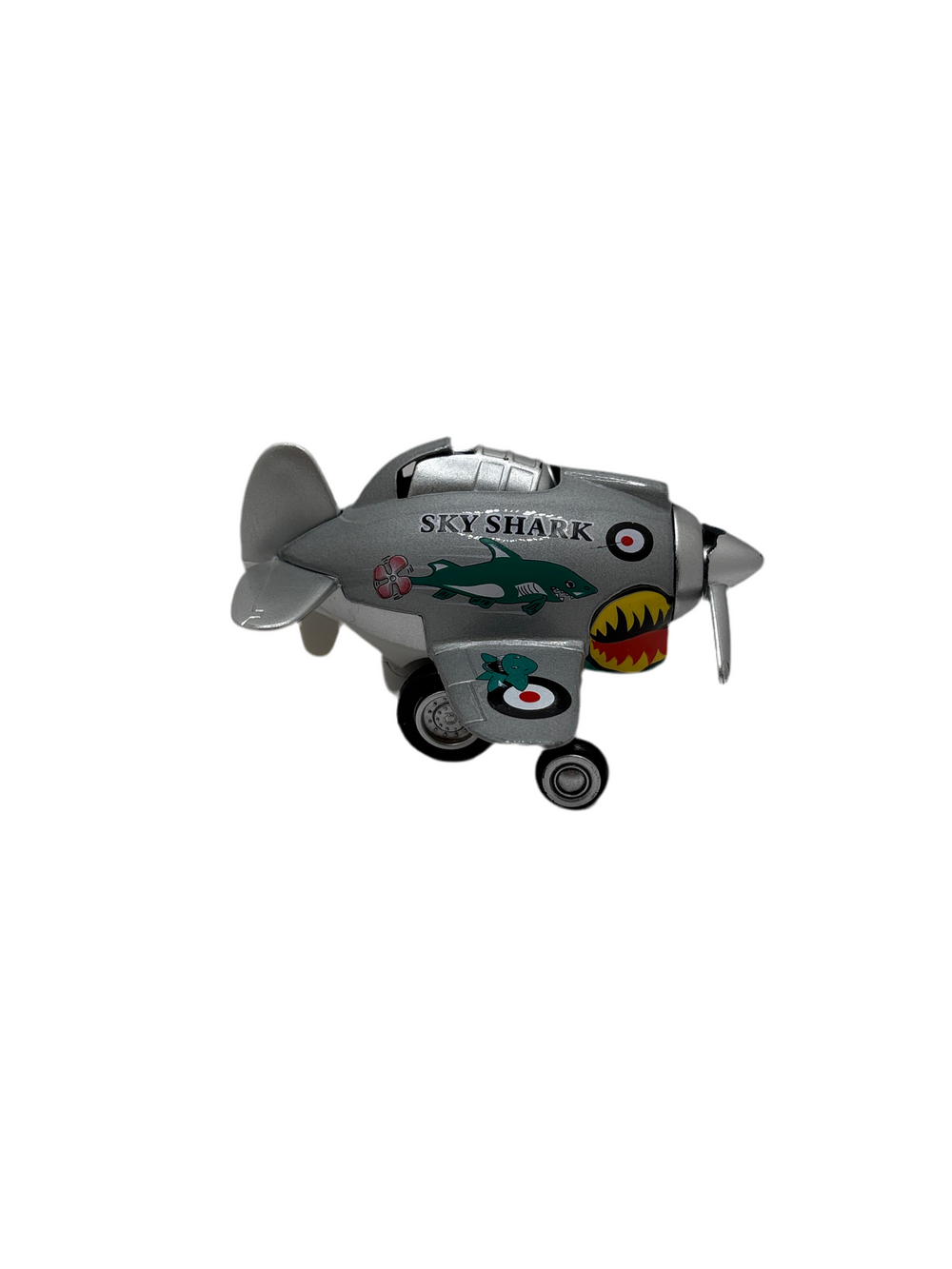 S and E Hobbies and Collectables Junye Toys Sky Shark Diecast Silver