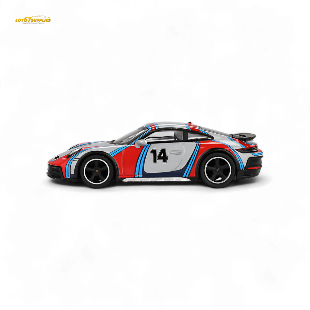 Mini-GT Porsche 911 Dakar “Rally 1974” Ice Grey Metallic 1:64 MGT00964