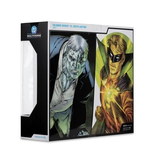 Product packaging featuring two characters, one green and one in a superhero costume, with 'Multiverse' branding.