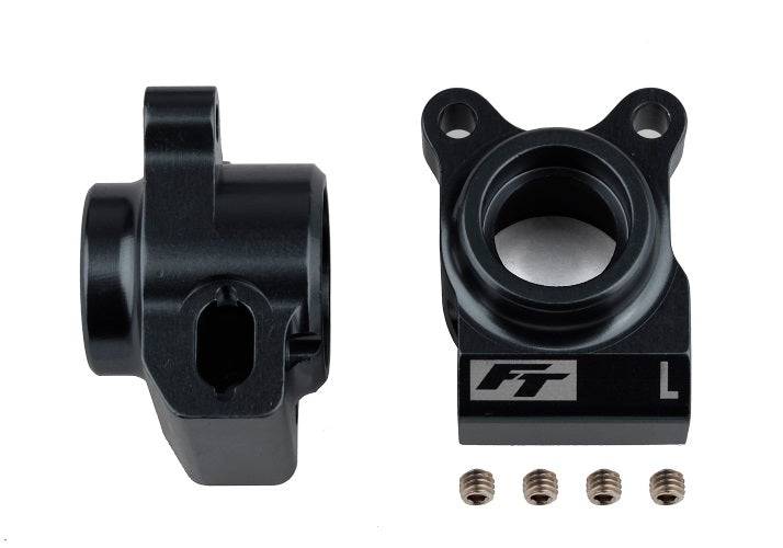 Associated 91878 RC10B6.2 Factory Team Rear Hubs Black Aluminum