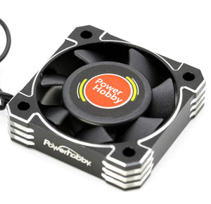 Powerhobby 40mm Tornado High Speed Aluminum RC Cooling Fan Black