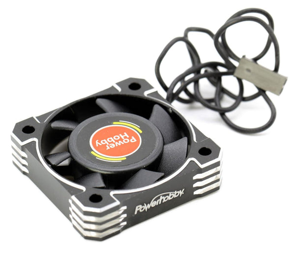 Powerhobby 40mm Tornado High Speed Aluminum RC Cooling Fan Black