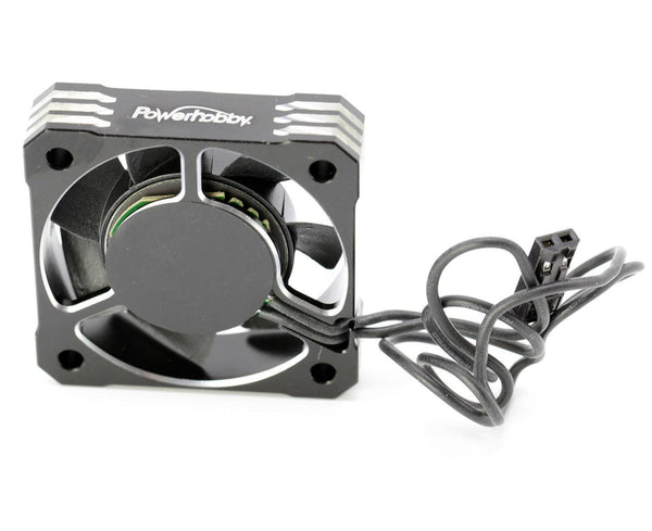 Powerhobby 40mm Tornado High Speed Aluminum RC Cooling Fan Black