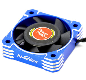 Powerhobby 40x40x10mm Tornado High Speed Aluminum RC Cooling Fan 40mm Blue