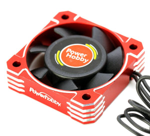 Powerhobby 40mm Aluminum Tornado High Speed HV RC Cooling Fan Red
