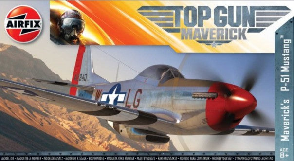 Airfix 505 1/72 Top Gun: Maverick's P51D Mustang Fighter