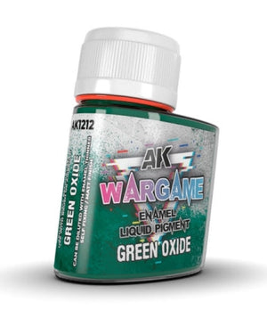 Black Forest® Hobby Supply Co AK Interactive 1212 Wargame: Green Oxide Liquid Pigment Enamel 35ml Bottle — Paints, Tools,