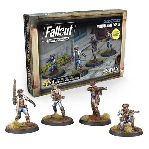Little Shop of Magic Fallout: Wasteland Warfare - Survivors - Minutemen Posse — Miniatures