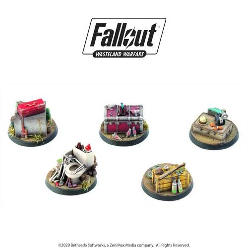 Little Shop of Magic Fallout: Wasteland Warfare - Terrain Expansion - Objective Markers 1 — Miniatures