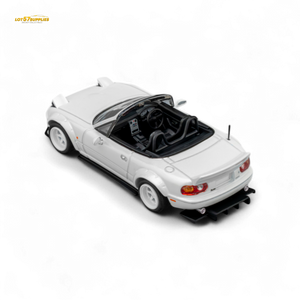Microturbo Custom MX5 Rocket Bunny - Metallic White 1:64