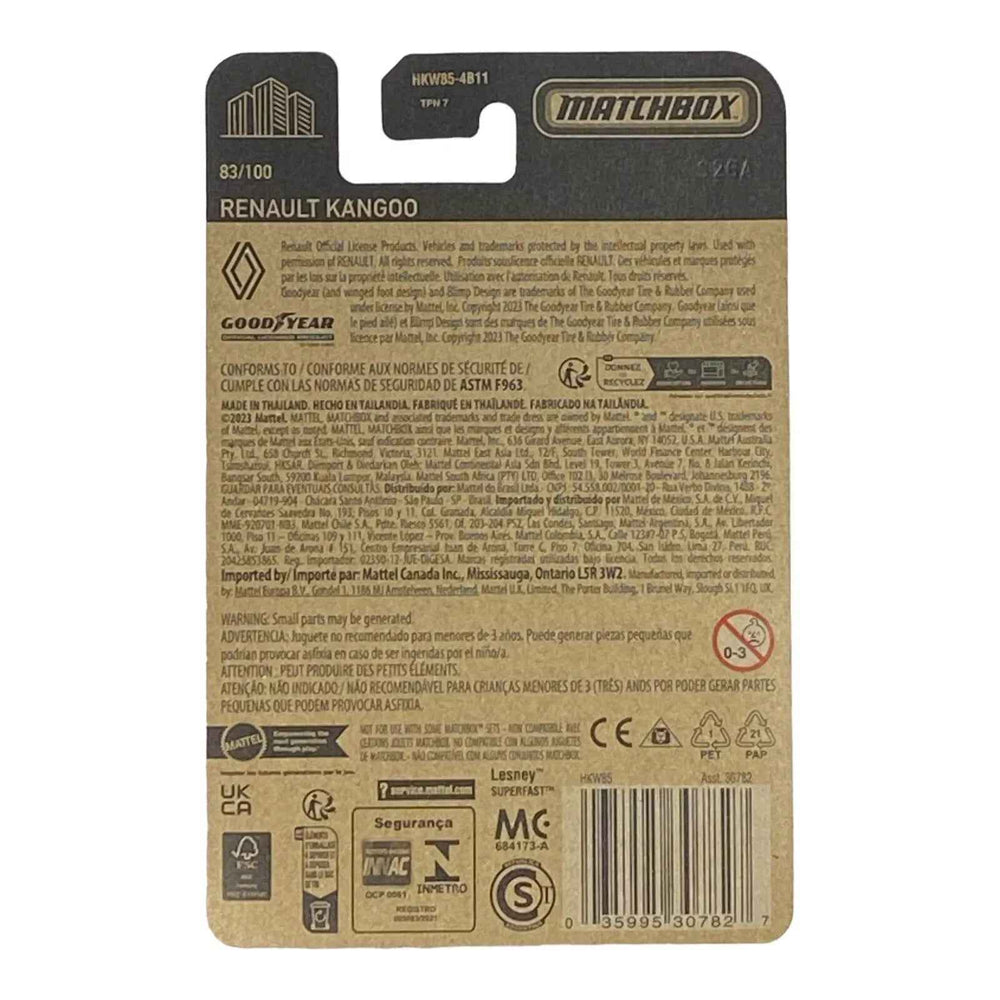 Matchbox Renault Kangoo - Matchbox 70 Years Series 83/100