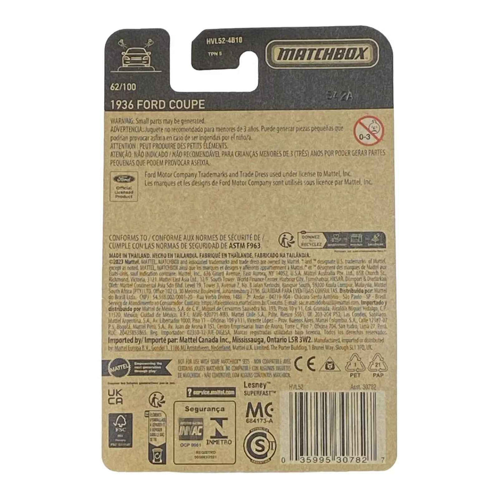 Matchbox 1936 Ford Coupe - Matchbox Series 62/100