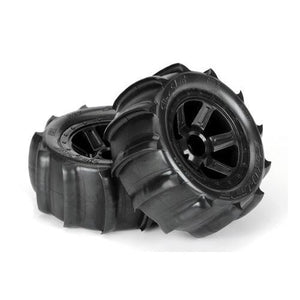 Pro-Line 10101-10 Sling Shot 2.2" Sand Tires / Wheels Mounted 1/16 E-Revo (2)