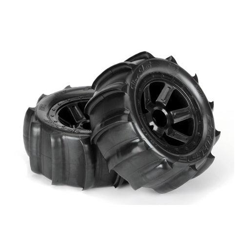 Pro-Line 10101-10 Sling Shot 2.2" Sand Tires / Wheels Mounted 1/16 E-Revo (2)