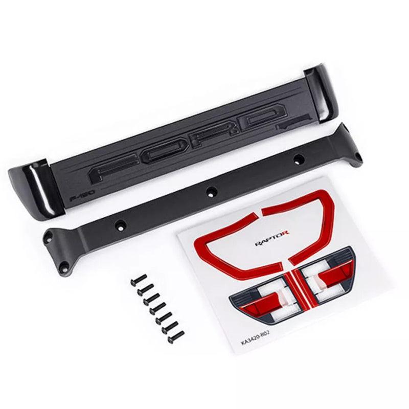 PowerHobby Traxxas 10121 Tailgate Trim/Mount, Ford F-150 Raptor R 4X4