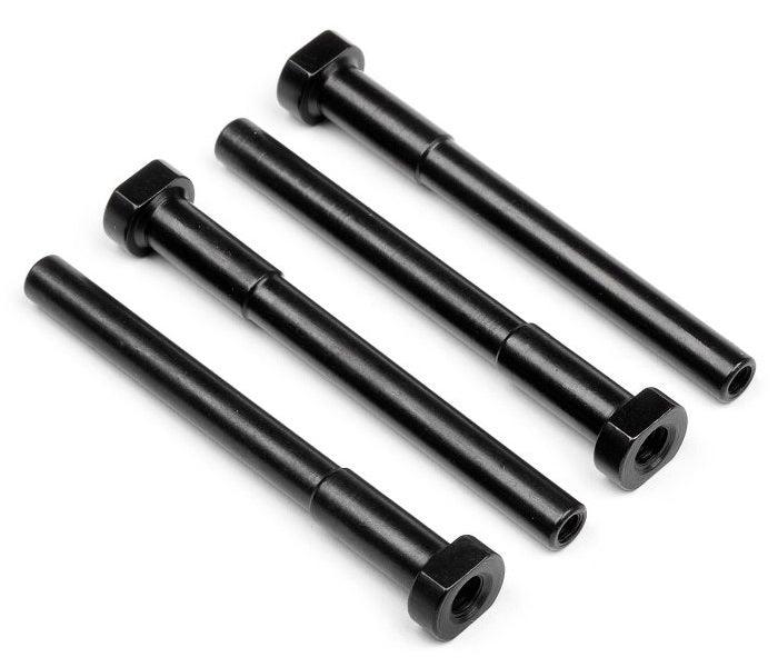 HPI Racing 101456 Lightweight Aluminum Diff Mount Shaft (4pcs)  Pulse 4.6 Buggy